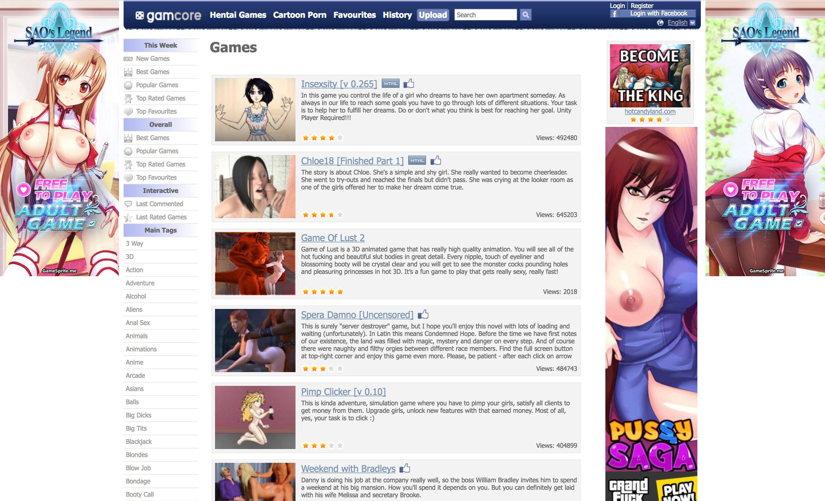 GamCore Review & 21+ Sex Game Sites Like GamCore.com (2024)